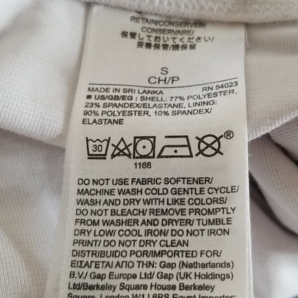 Gap Black & White Cozy Sports Bra - Picture 5 of 5